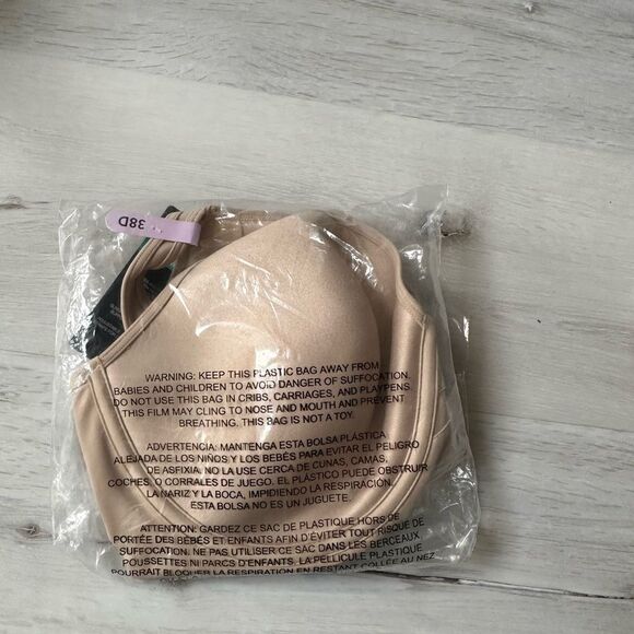 Bali One Smooth U Ultra‎ Light Minimizer Bra Df3490 38D Taupe NWT in packaging - Picture 5 of 5